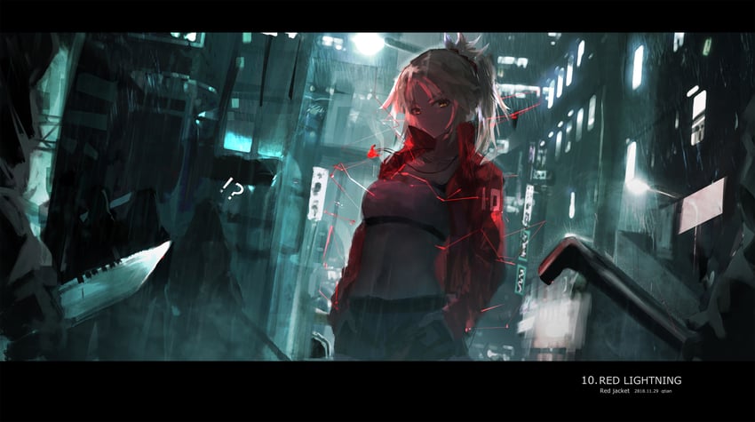 mordred (fate and 1 more) drawn by qtian