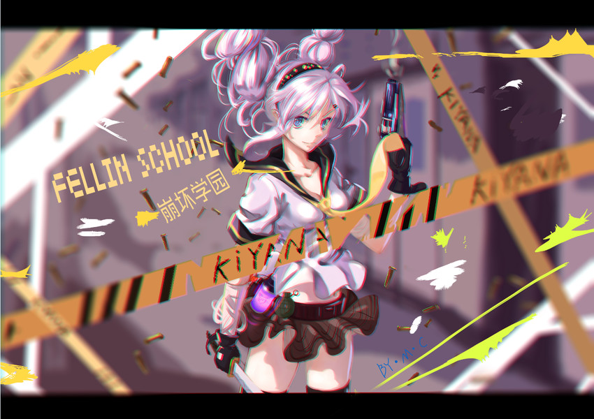 kiana kaslana (honkai and 1 more) drawn by magic_(pixiv_10531641)