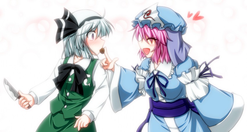 konpaku youmu and saigyouji yuyuko (touhou) drawn by taiga_(natsu_hotaru)