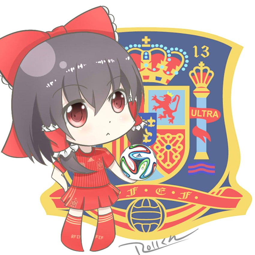 hakurei reimu (touhou and 2 more) drawn by roll_daikufu