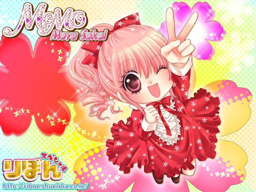 momo (ribon and 1 more) drawn by sakai_mayu