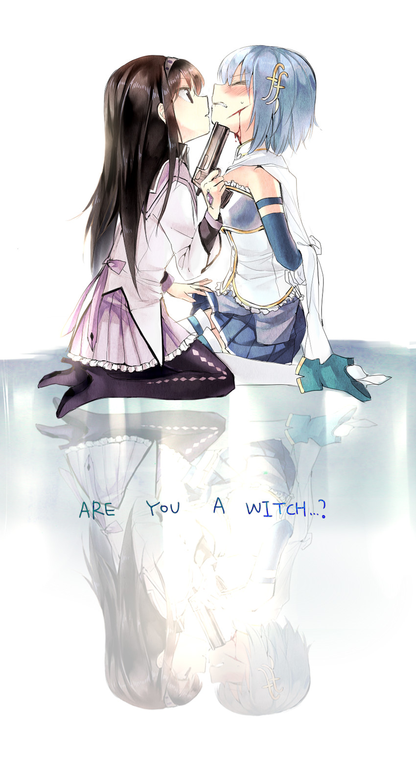 akemi homura and miki sayaka (mahou shoujo madoka magica and 1 more) drawn by dddoochi1