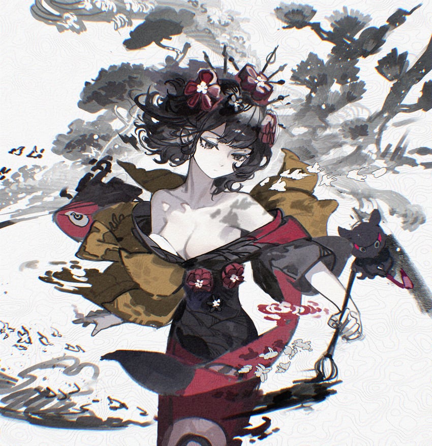 katsushika hokusai and tokitarou (fate and 1 more) drawn by jiuxiaoshi