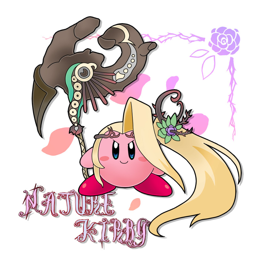 kirby, viridi, and oomoto makiko (kirby and 2 more) drawn by sak-hi_(skh_anncmnt)
