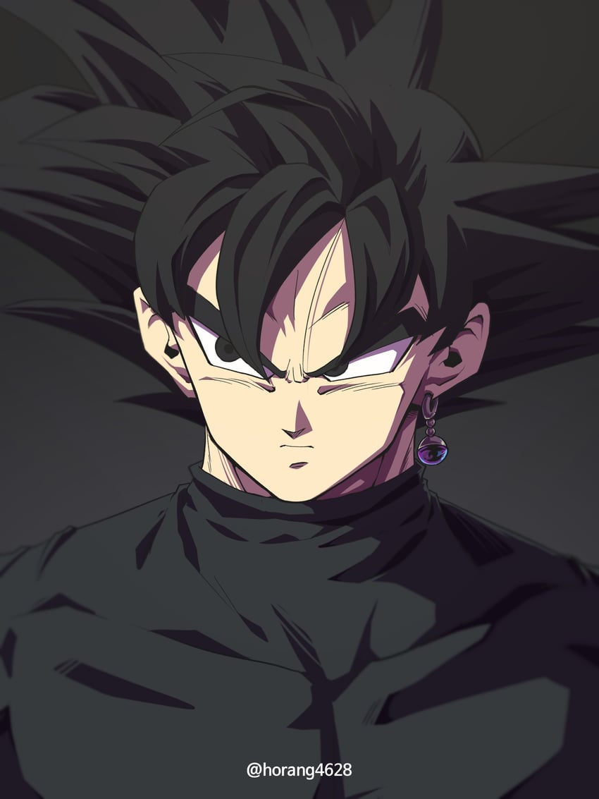 goku black (dragon ball and 1 more) drawn by horang4628