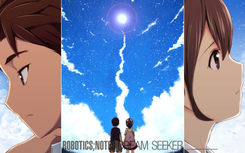 senomiya akiho and yashio kaito (science adventure and 1 more)