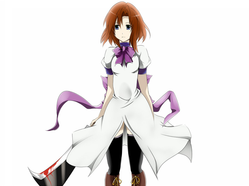 ryuuguu rena (higurashi no naku koro ni) drawn by nemu_(nebusokugimi)
