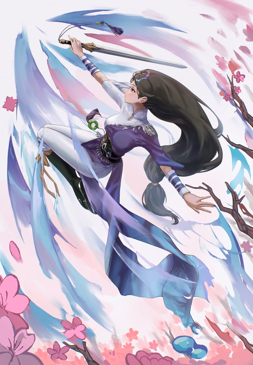 lin yueru (xianjian qixia zhuan and 1 more) drawn by pavo543