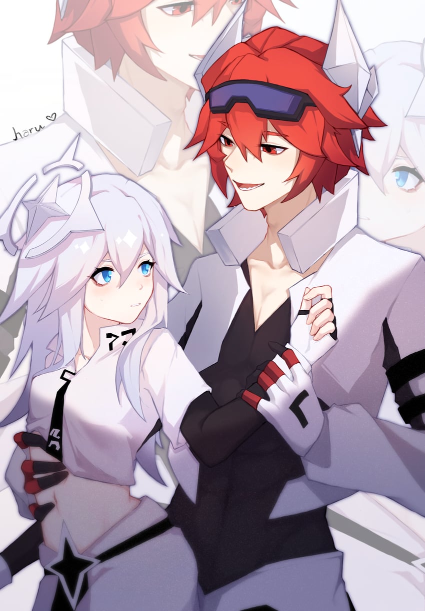 pius and apprentice angel (aotu world) drawn by haaruu