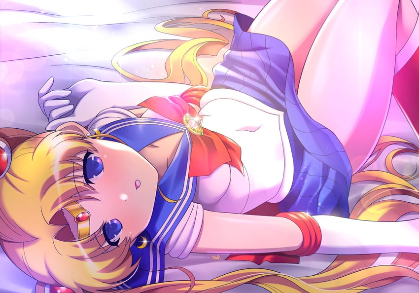 tsukino usagi and sailor moon (bishoujo senshi sailor moon) drawn by himehachi_(hime8manga)