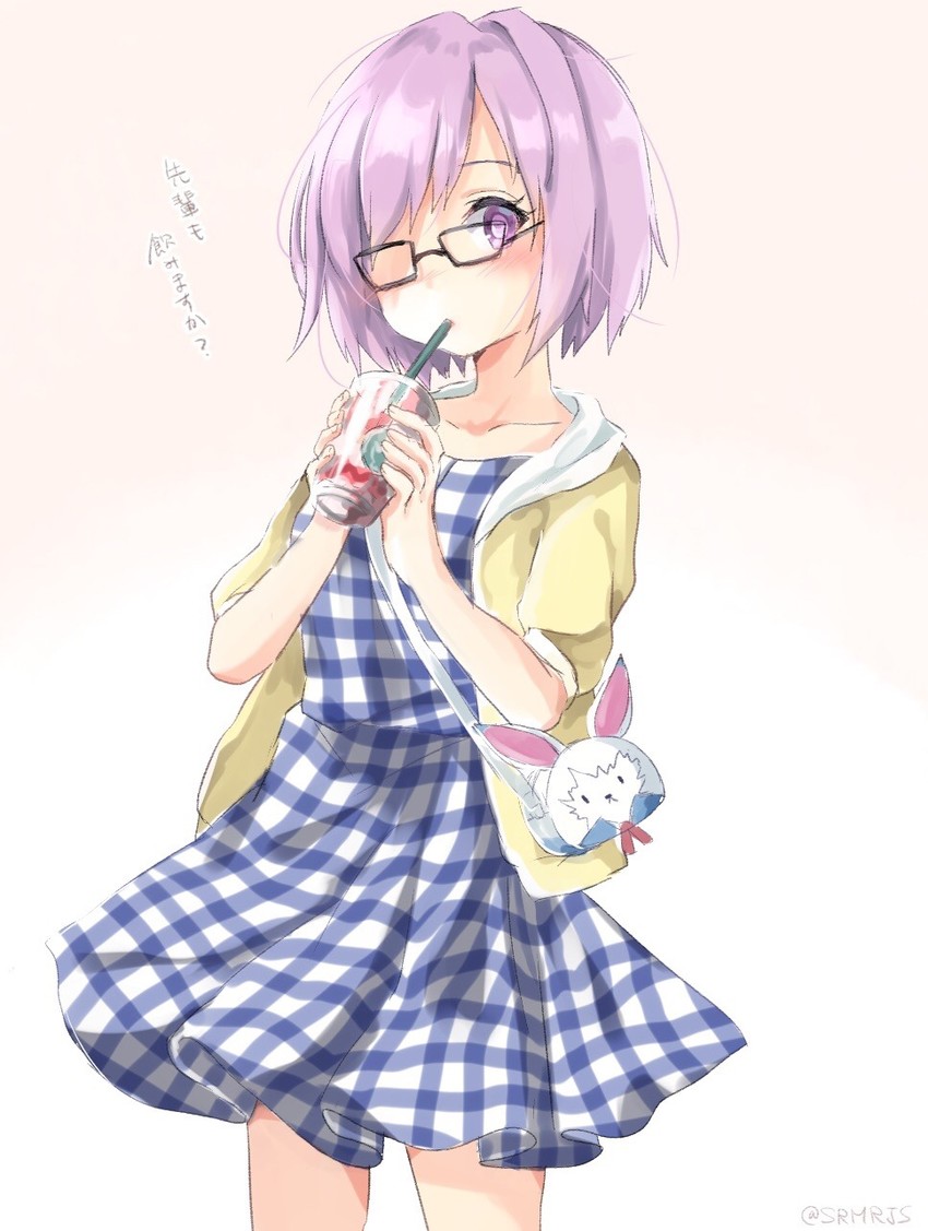 mash kyrielight (fate and 1 more) drawn by shiromoru_(yozakura_rety)