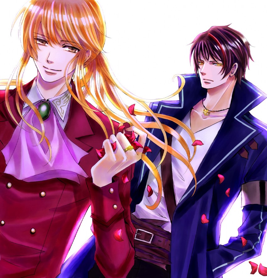 ushiromiya lion and willard h. wright (umineko no naku koro ni) drawn by kaoru
