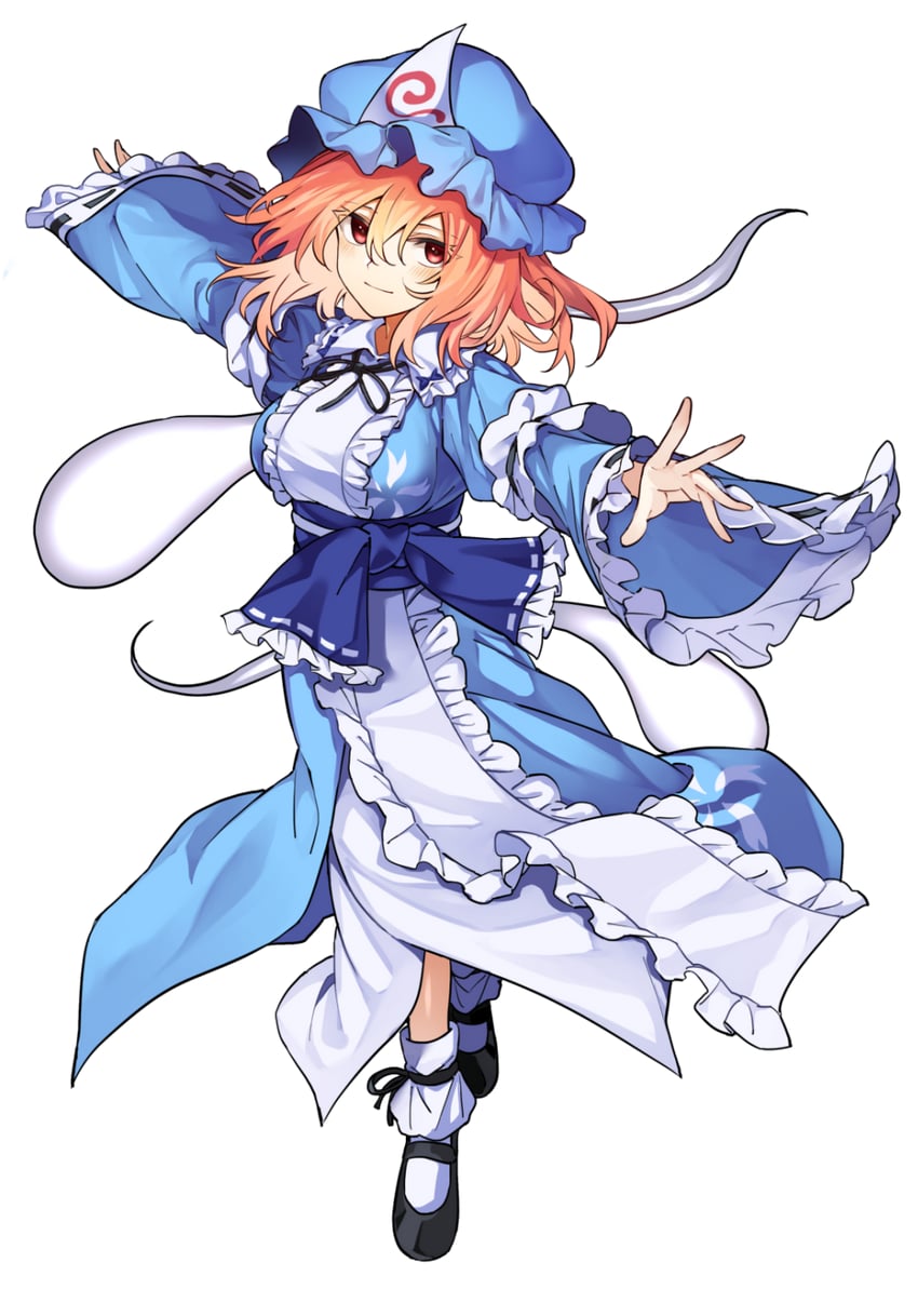saigyouji yuyuko (touhou and 1 more) drawn by manarou