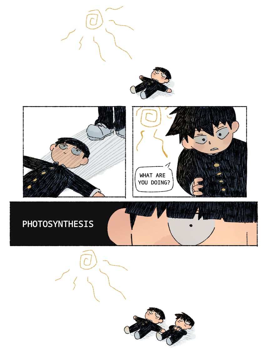kageyama shigeo and kageyama ritsu (mob psycho 100) drawn by cutystuffy