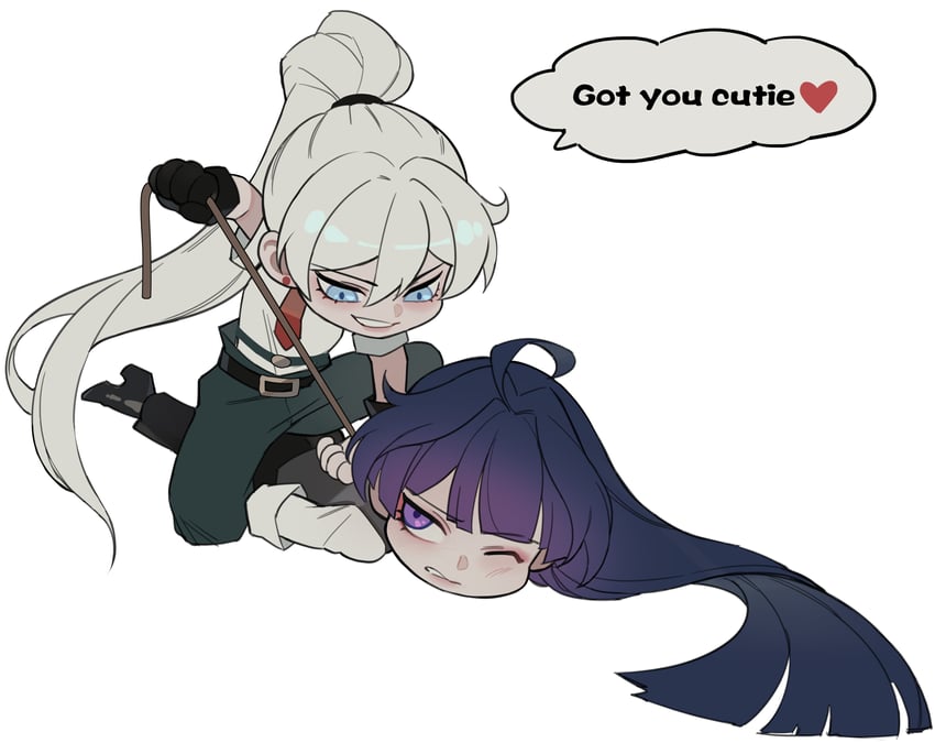 kiana kaslana and raiden mei (honkai and 1 more) drawn by songqi53060837