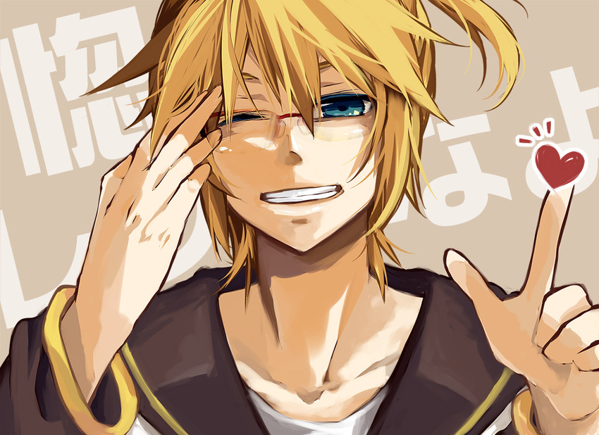 kagamine len (vocaloid) drawn by mukkun
