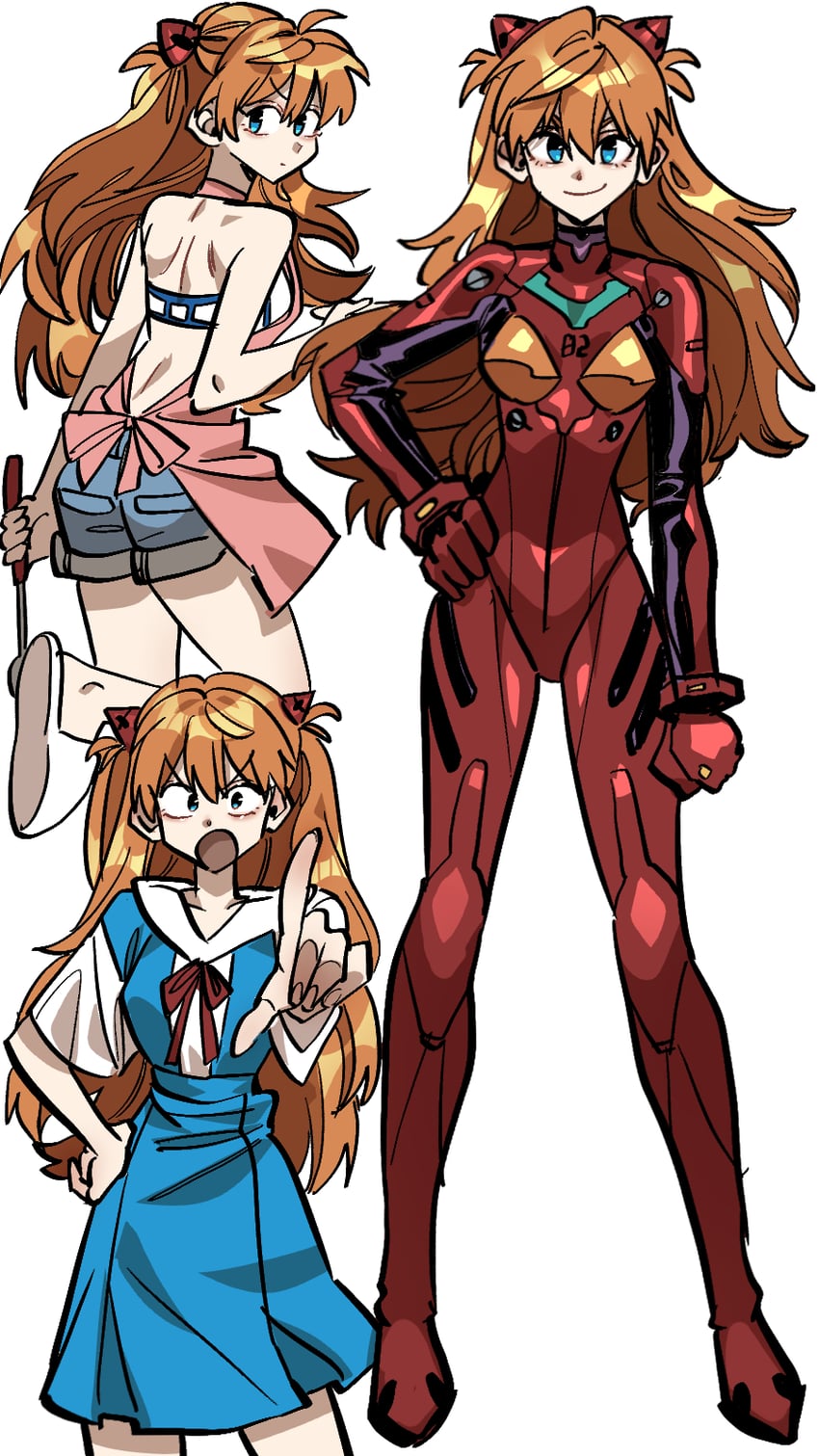 souryuu asuka langley (neon genesis evangelion and 2 more) drawn by margare
