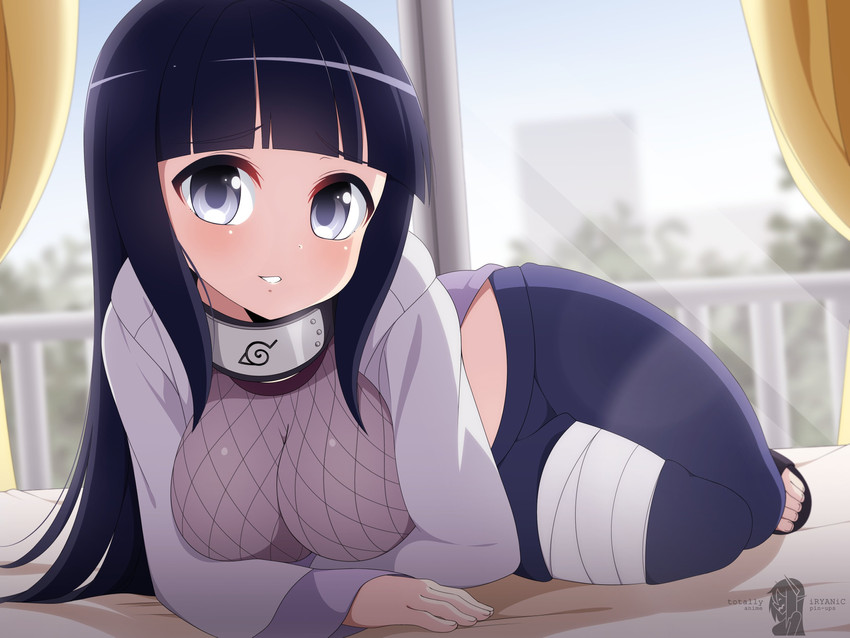 hyuuga hinata (naruto and 1 more) drawn by totallyiryanic