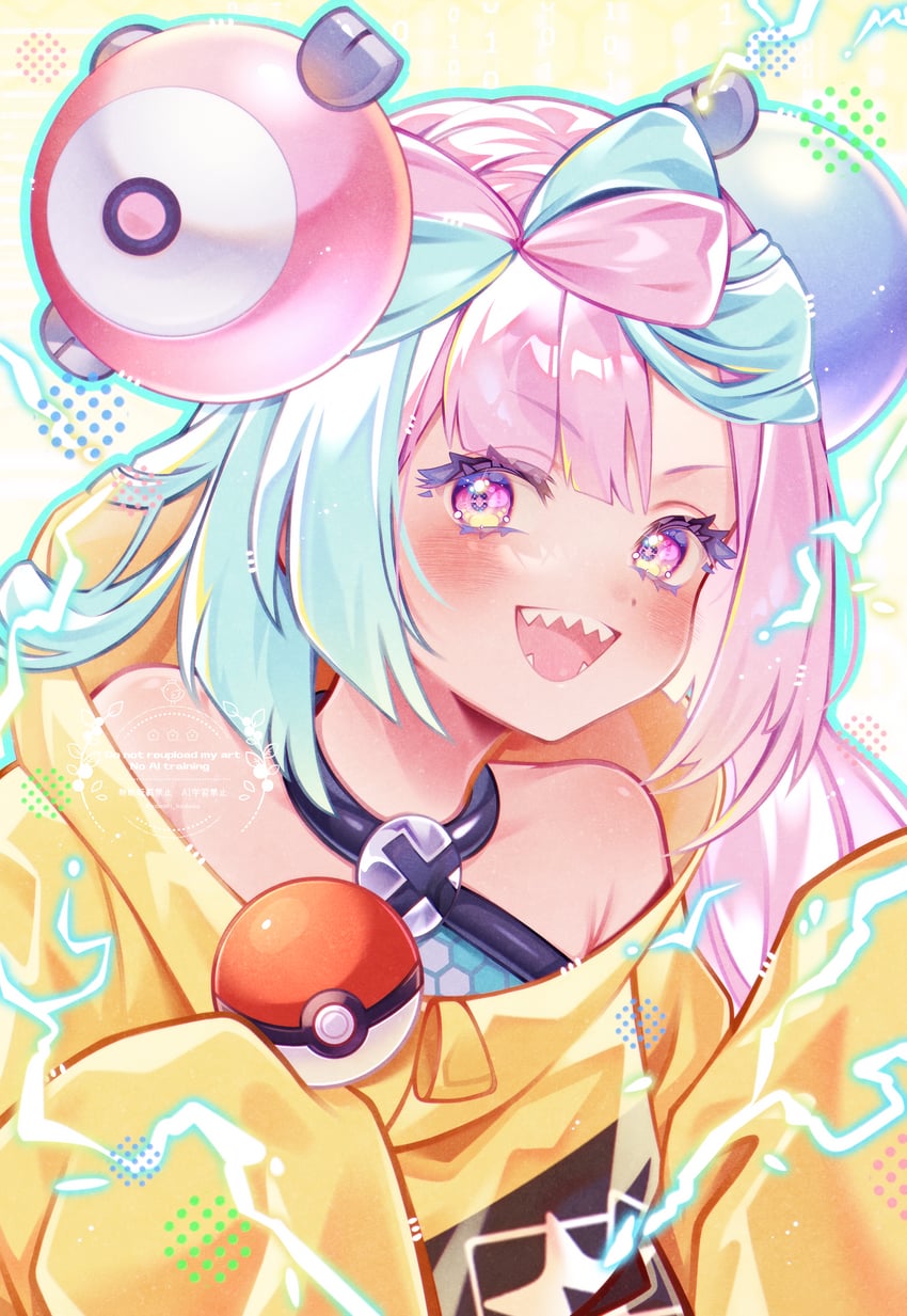 iono (pokemon and 1 more) drawn by shikamori_kodama