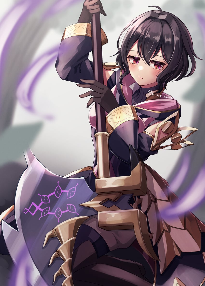 female morgan (fire emblem and 2 more) drawn by reia_hana