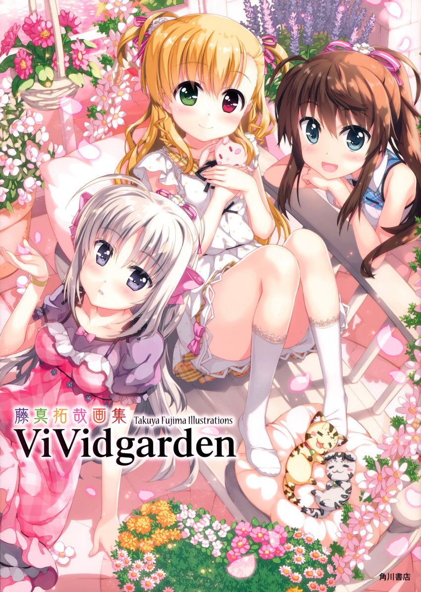 vivio, sacred heart, fuka reventon, asteion, rinne berlinetta, and 1 more (lyrical nanoha and 2 more) drawn by fujima_takuya