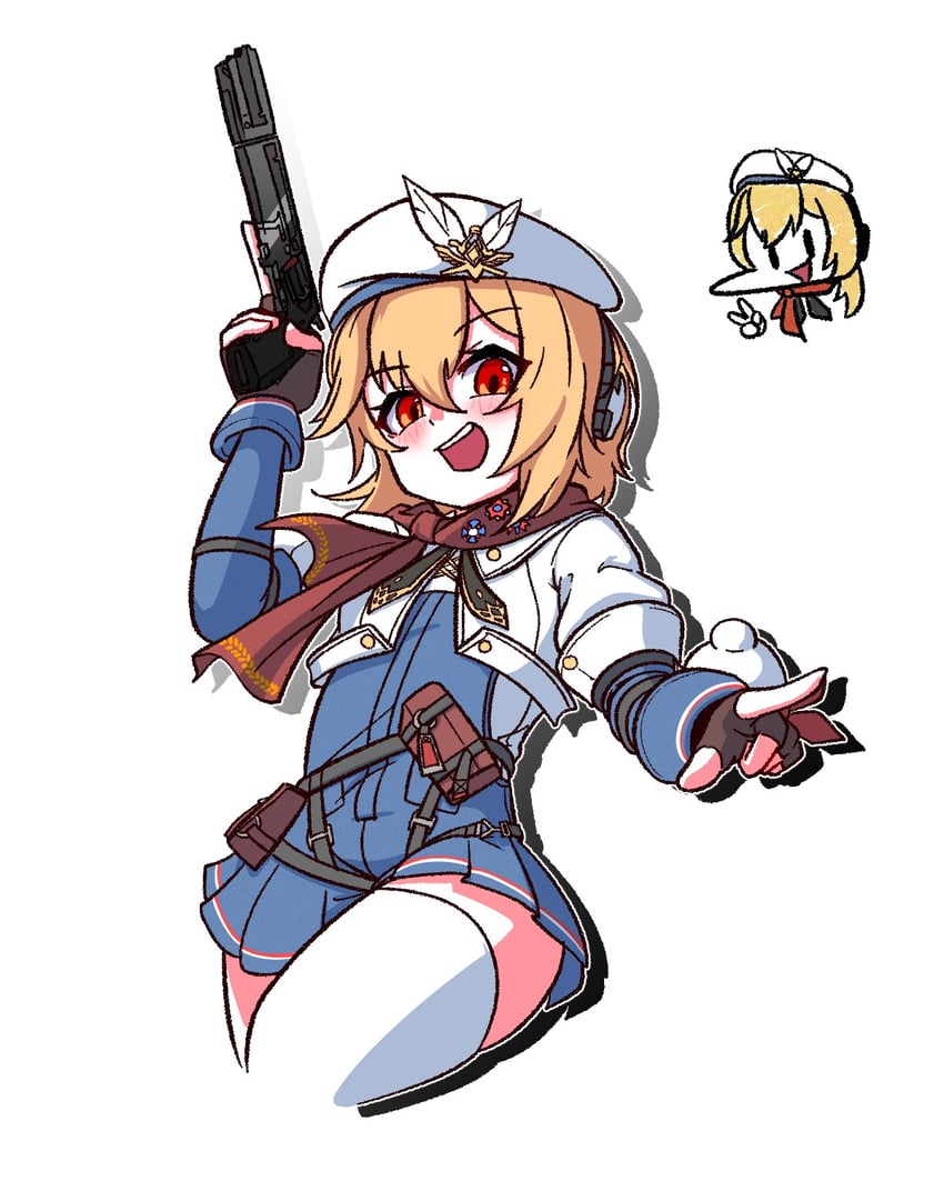 nagant revolver and nagant (girls' frontline and 1 more) drawn by classic7