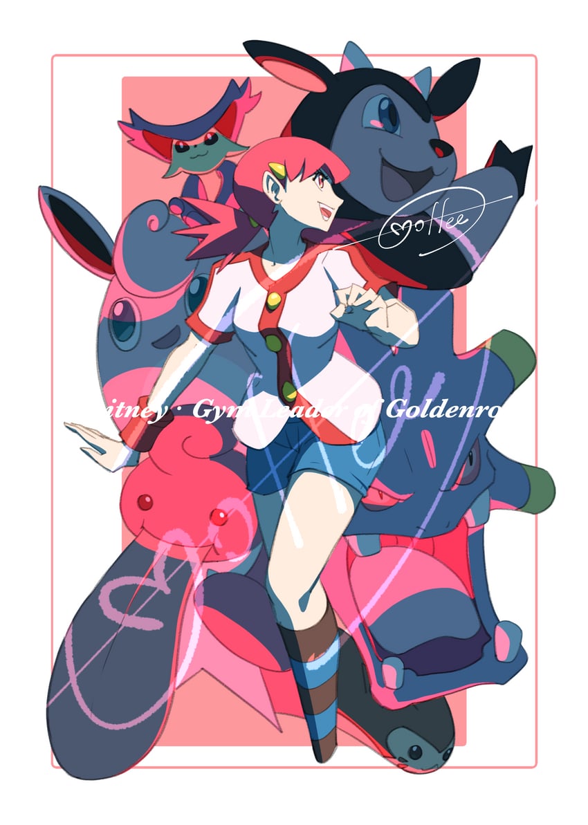 furret, whitney, wigglytuff, miltank, delcatty, and 2 more (pokemon and 1 more) drawn by cccacademia