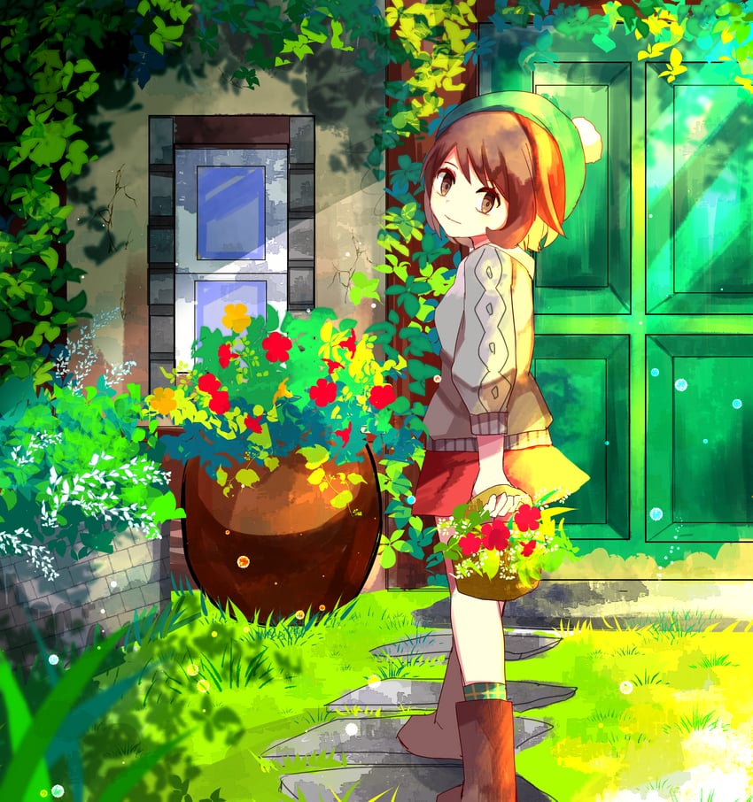 gloria (pokemon and 1 more) drawn by wurann99