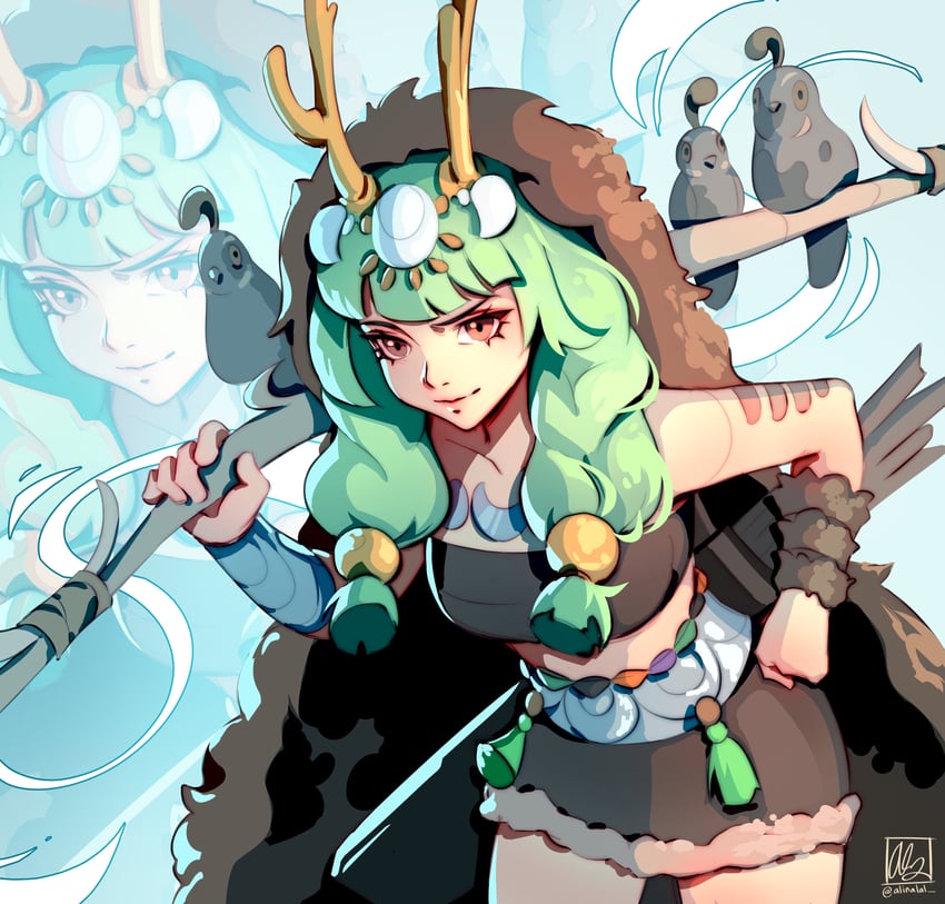 artemis (hades and 2 more) drawn by alina_l