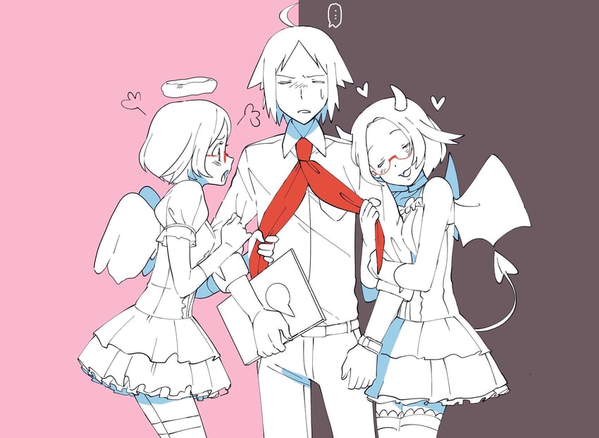 bianca and cheren (pokemon and 1 more) drawn by nashubi_(to_infinity_wow)