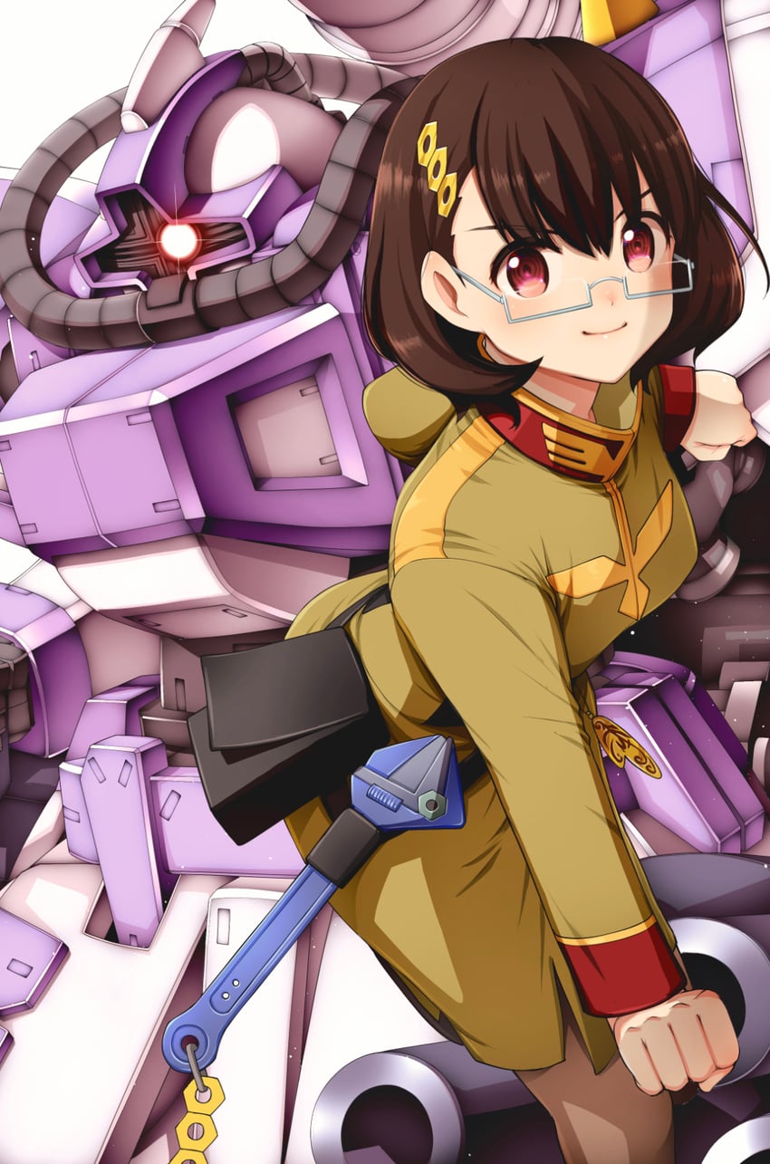 dom, mia brinkman, and dom gnomides (gundam and 1 more) drawn by takagi_shuei