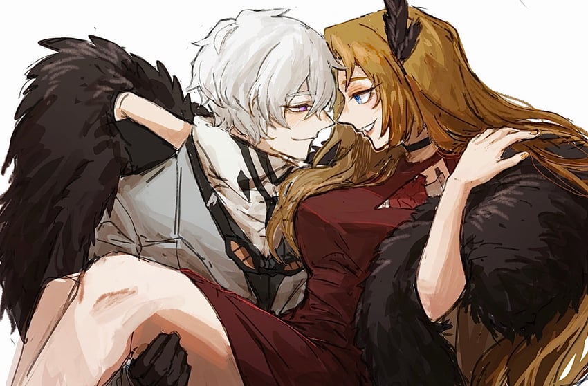 rodion and sonya (project moon and 1 more) drawn by ira_(34112290)