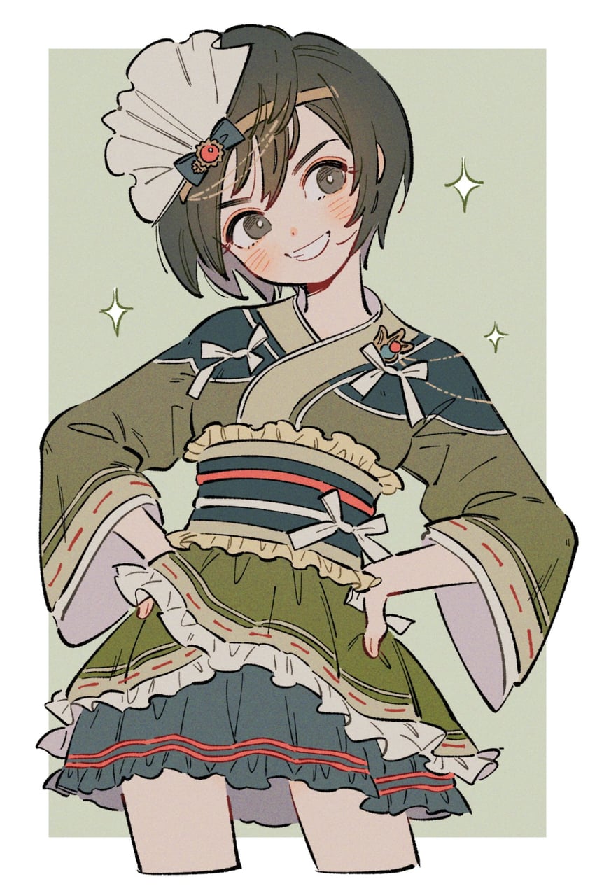 yuffie kisaragi (final fantasy and 3 more) drawn by oharu-chan