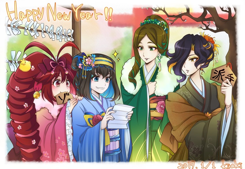 garie tuman, micha jawkan, phara suyuf, and leiur darahim (senki zesshou symphogear) drawn by kiraki
