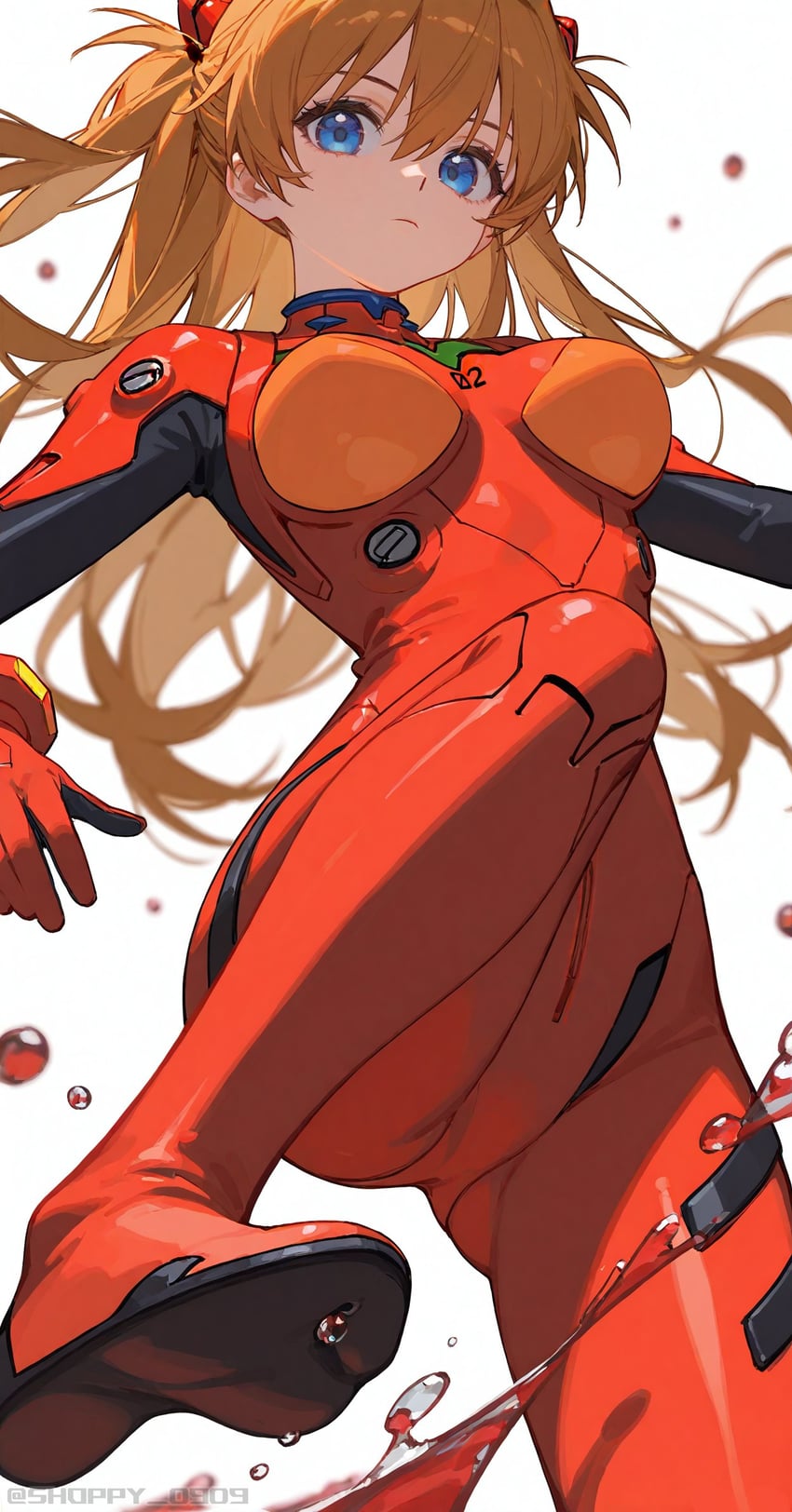 souryuu asuka langley (neon genesis evangelion) drawn by shoppy_0909