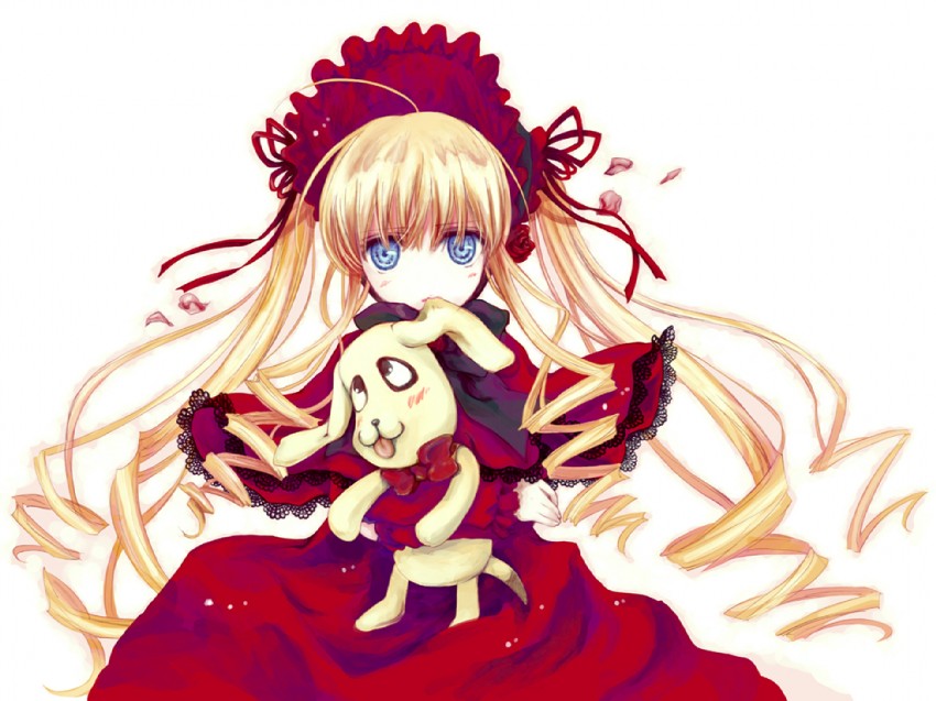 shinku and kunkun (rozen maiden) drawn by cradle_(circle) and kuroya_shinobu