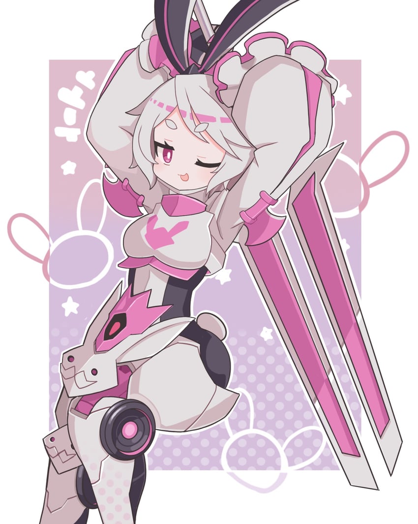 usalia and white rabbit salia (disgaea and 2 more) drawn by suaman