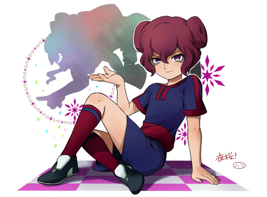 mitsuyoshi yozakura and kijutsuma purim (inazuma eleven go and 1 more) drawn by mizuhara_aki