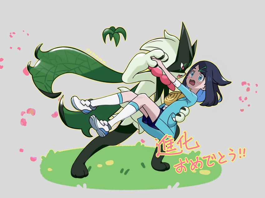 liko and meowscarada (pokemon and 1 more) drawn by yibuzhai