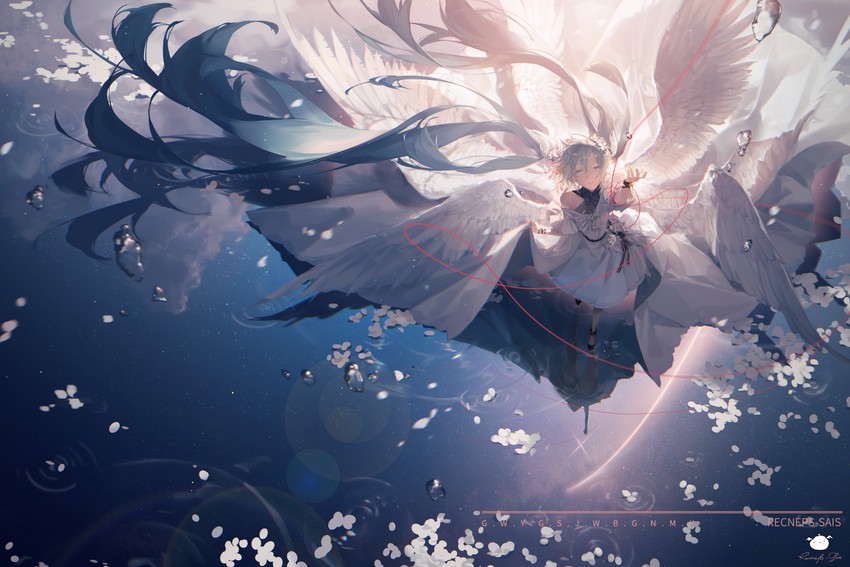 hatsune miku (vocaloid and 1 more) drawn by spencer_sais