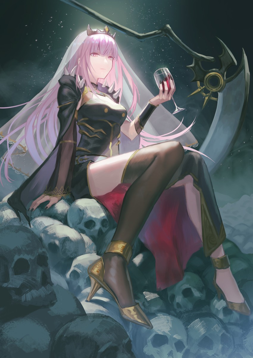mori calliope (hololive and 1 more) drawn by setu_la