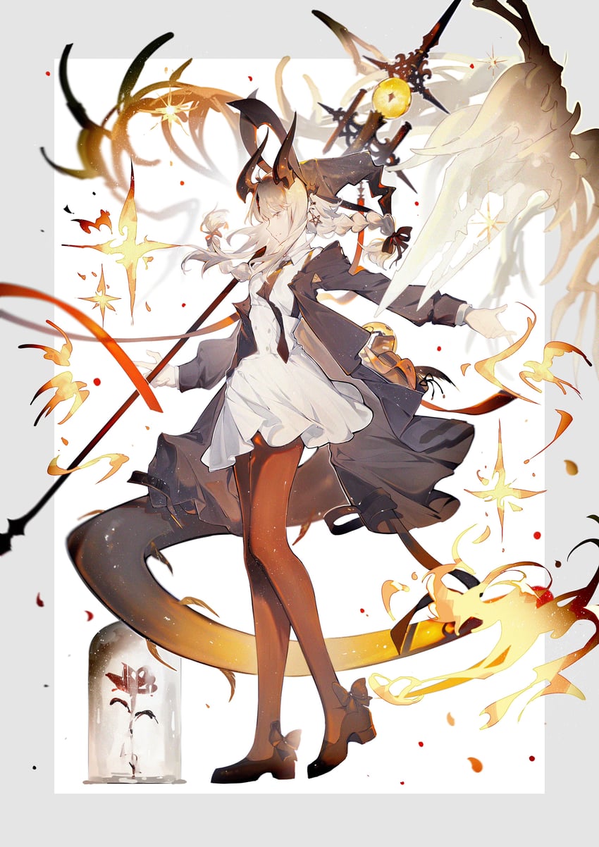 reed and reed the flame shadow (arknights) drawn by qianqianjie