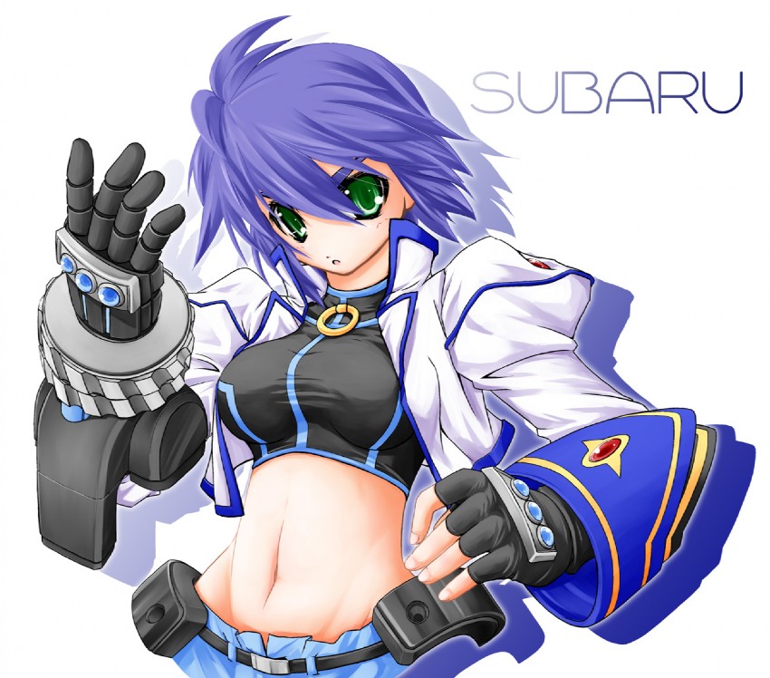 subaru nakajima and revolver knuckle (lyrical nanoha and 1 more) drawn by yuuka_(o.t.kingdom)