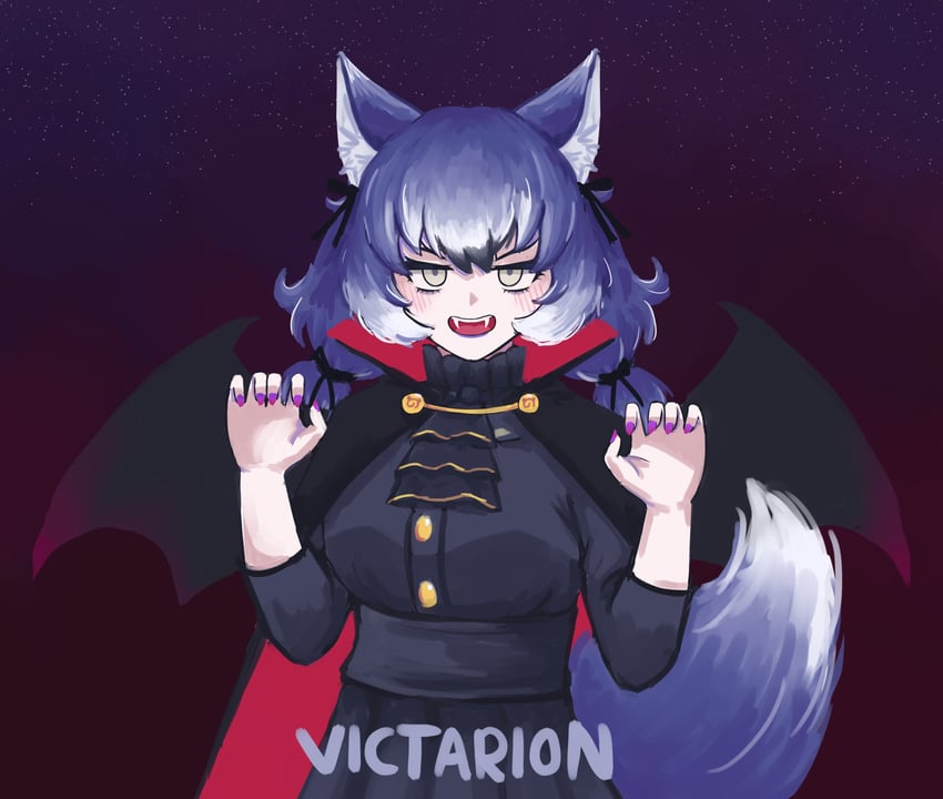 dire wolf (kemono friends and 1 more) drawn by victarionsc