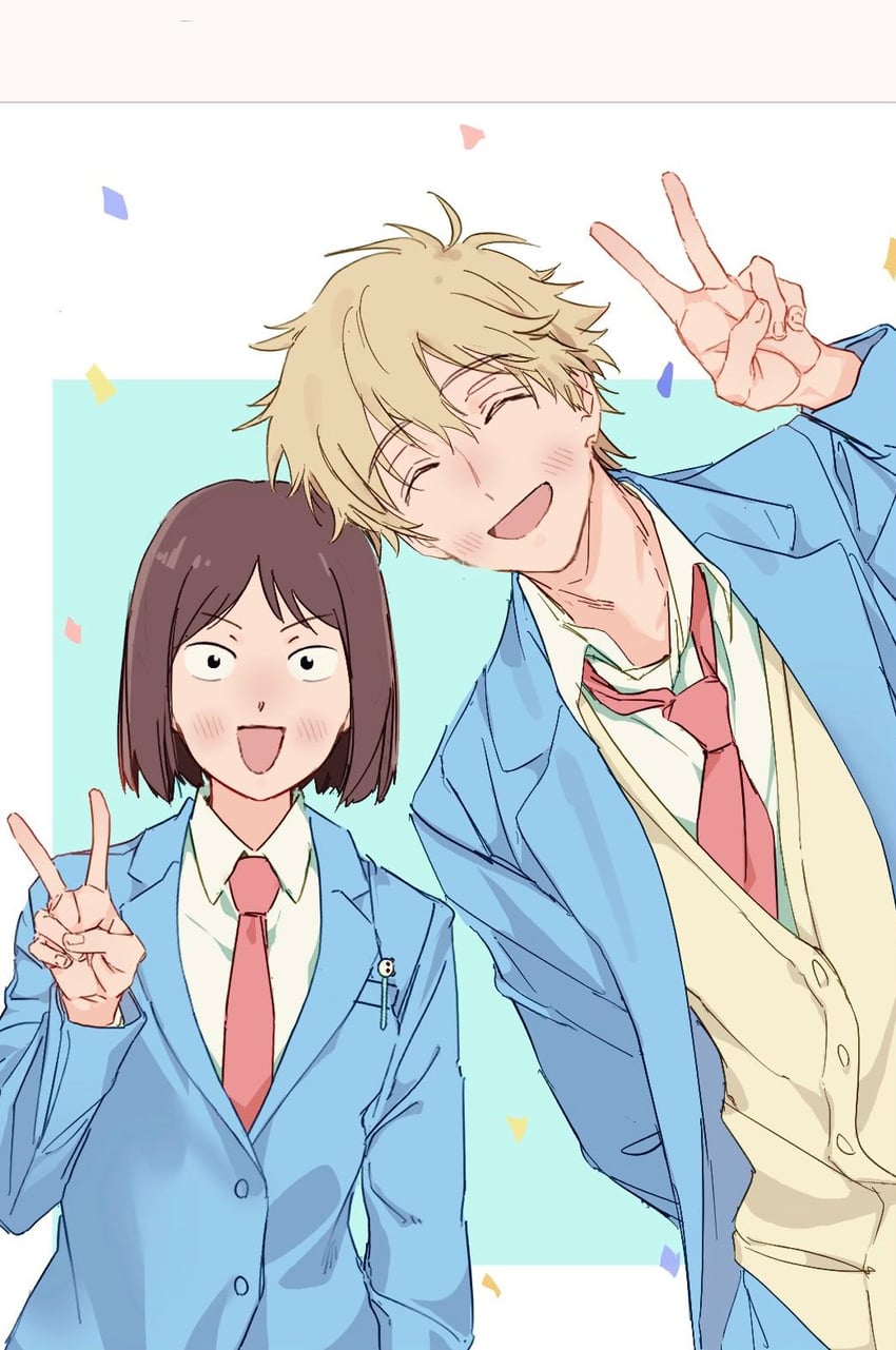 iwakura mitsumi and shima sousuke (skip to loafer) drawn by siotomato