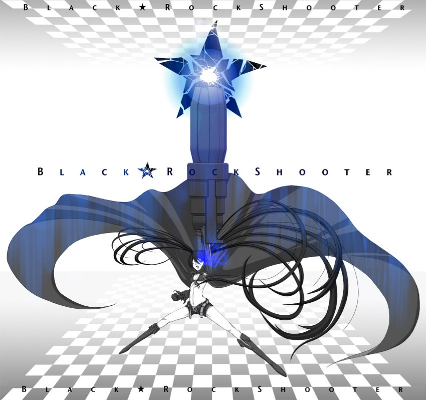 black rock shooter (black rock shooter) drawn by task_(artist)