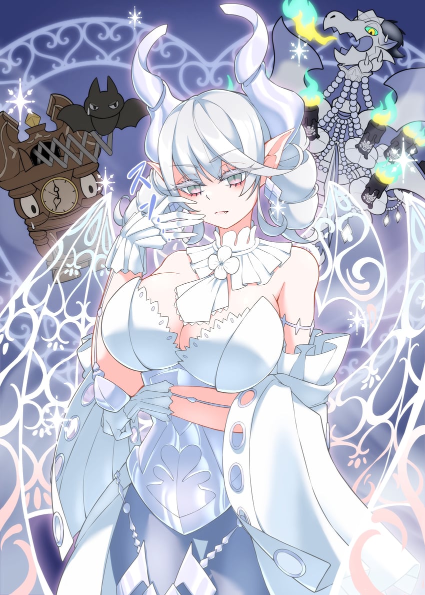 lovely labrynth of the silver castle, labrynth cooclock, and labrynth chandraglier (yu-gi-oh!) drawn by yata_masahara