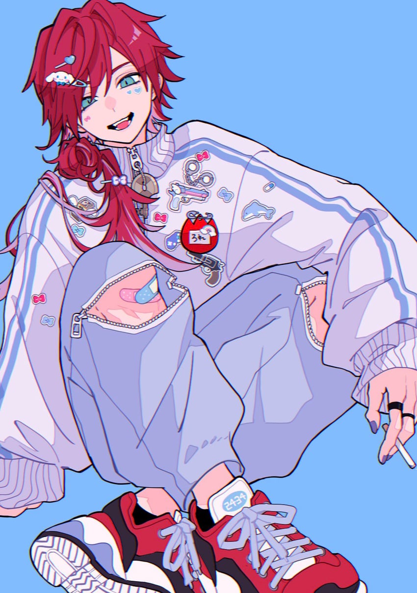 cinnamoroll and lauren iroas (nijisanji and 2 more) drawn by nasi_w2