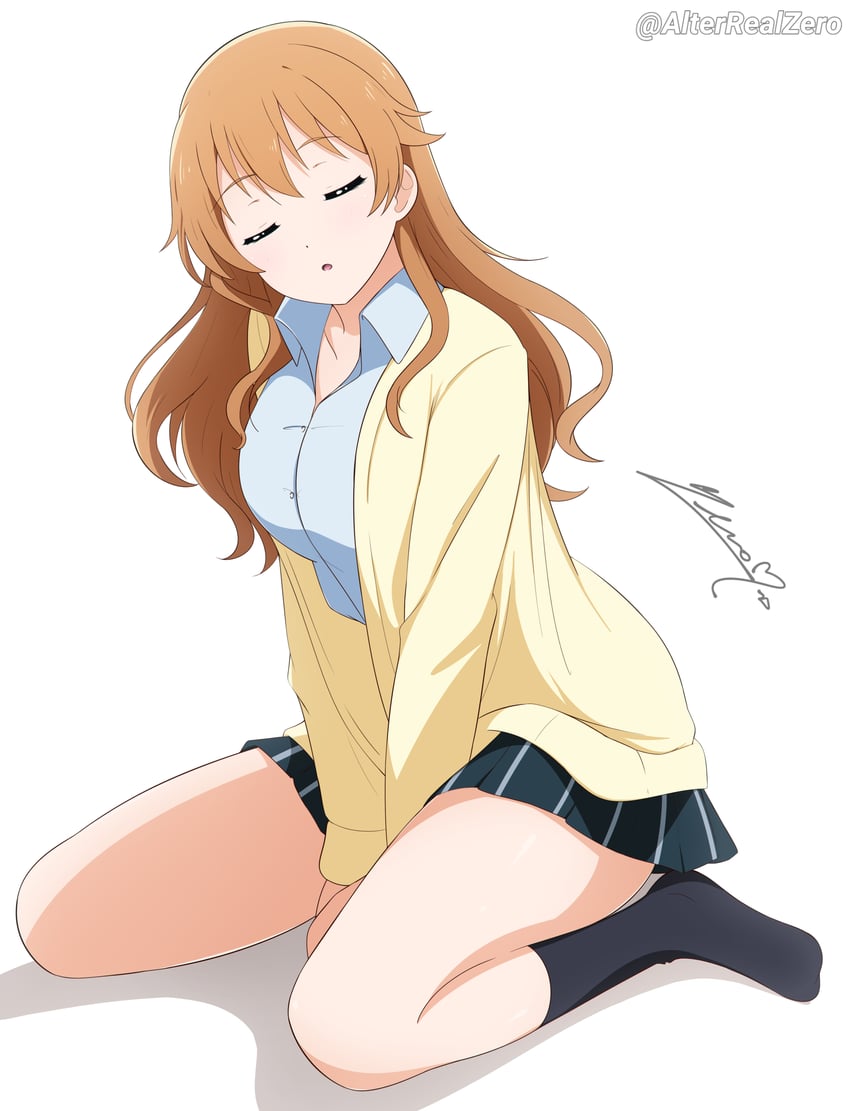 konoe kanata (love live! and 1 more) drawn by alterrealzero