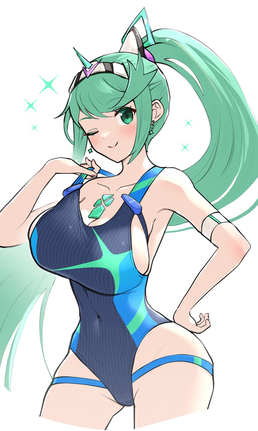 pneuma (xenoblade chronicles and 1 more) drawn by gonzarez